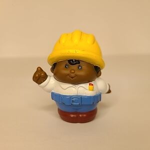 3/$15 Vintage Little Tikes Construction Worker Chunky